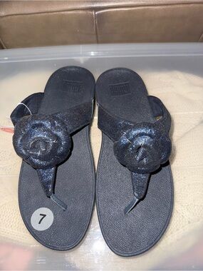 FitFlop Lulu Glitterosa in Navy